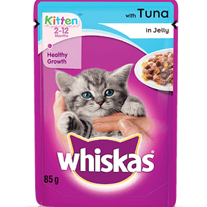 Whiskas With Tuna In Jelly Kitten 2-12 Months 85g